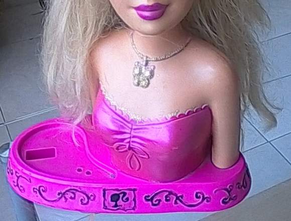 Busto Peinable Barbie