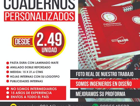  Agendas y Cuadernos Corporativos Personalizados