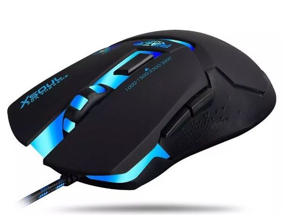 Mouse Gamer Profesional X-soul Raze Xm7 Black