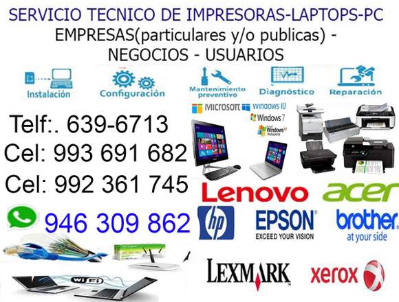 REPARACIÓN DE LAPTOPS PCs 946309862 MIRAFLORES