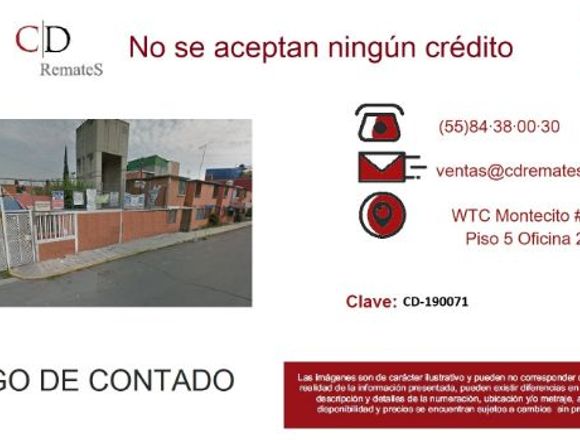 Se vende en “Remate” en Iztapalapa CD-190071