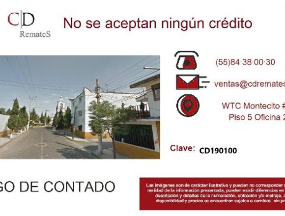 REMATE: Depto en Bo Asunción, Iztac. CD190100