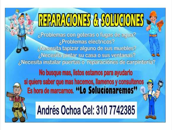 Reparaciones y soluciones de hogar 