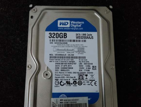 disco duro 320gb, sata