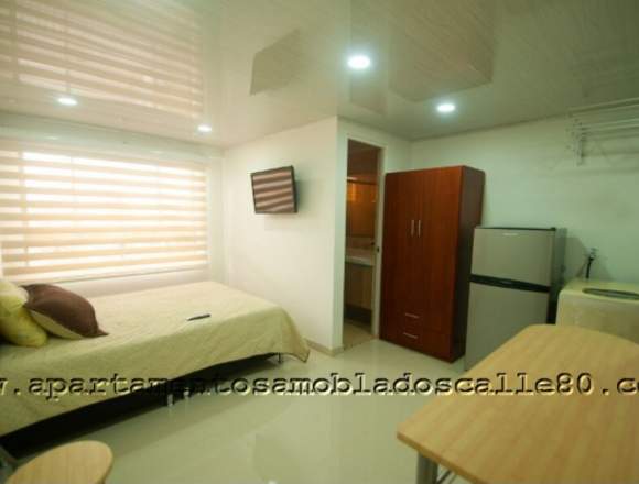  Apartaestudios y apartamentos en calle 80 