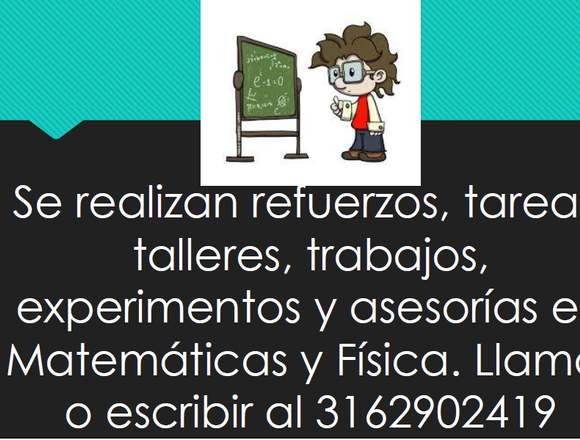 Profesional:Clases de Matemáticas y Física