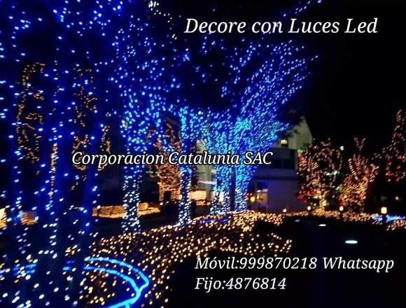 Luces Led navideños 2018