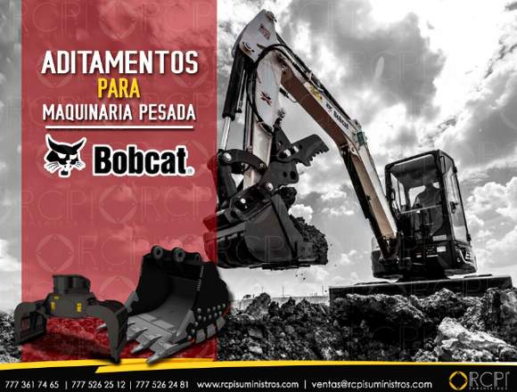 Cucharones para equipos bobcat