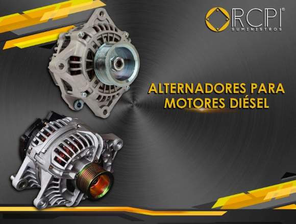 Alternadores para motores industriales