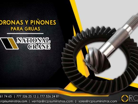 Engranes para grúas industriales National Crane