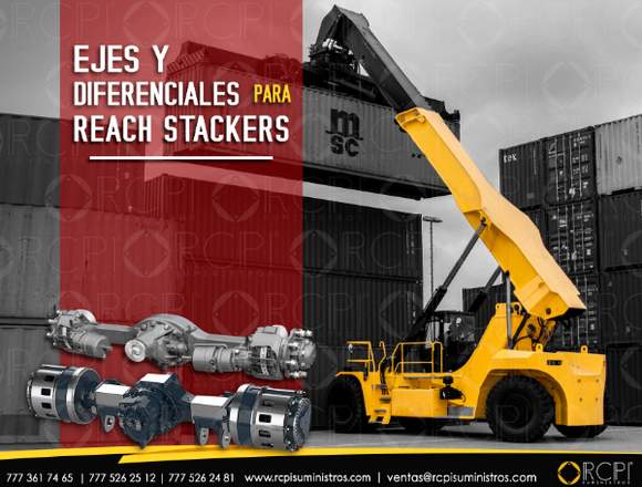 Ejes para reach stackers