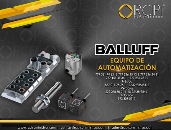 Equipos de automatización Balluff