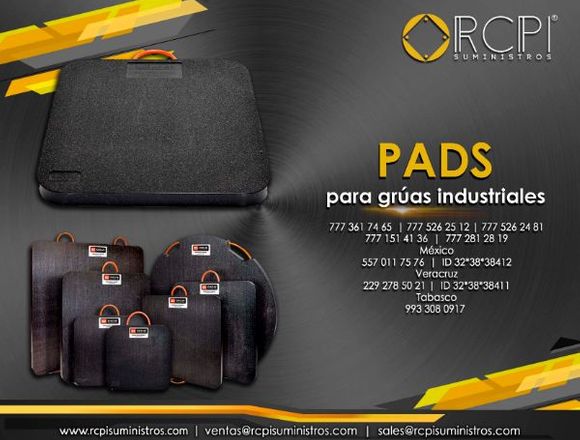 Pads para grúas industriales