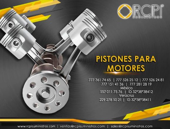 Pistones para motores industriales y marinos