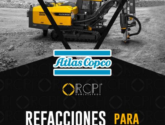Refacciones para perforadoras Atlas Copco