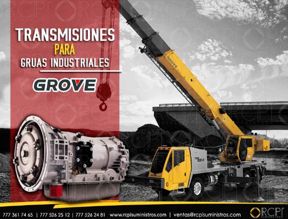 Transmisiones para grúas industriales Grove