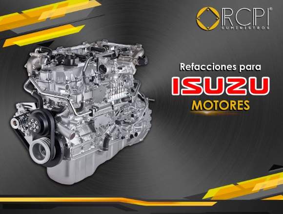 Refacciones y motores isuzu para grúas 