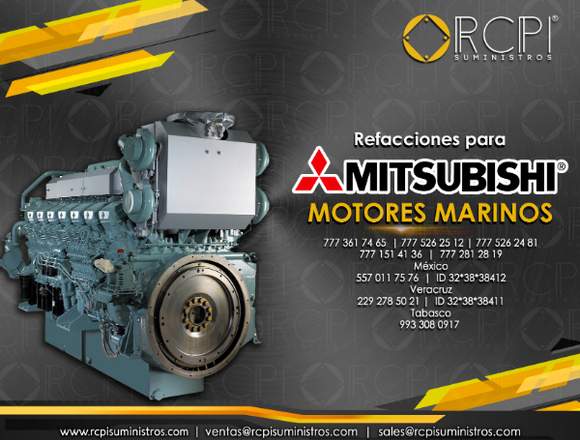 Repuestos para motores marinos Mitsubishi