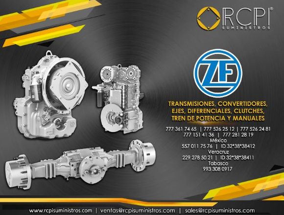 Refacciones ZF para grúas industriales