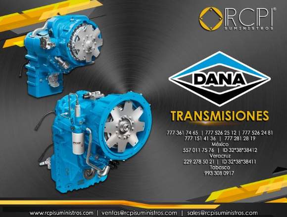 Transmisiones y refacciones dana para grúas