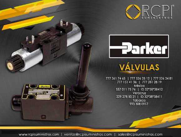 Válvulas parker para grúas industriales