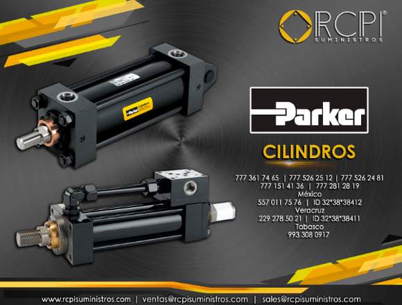 Cilindros y refacciones Parker para grúas