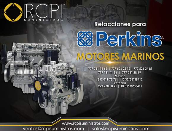 Refacciones para motores Perkins