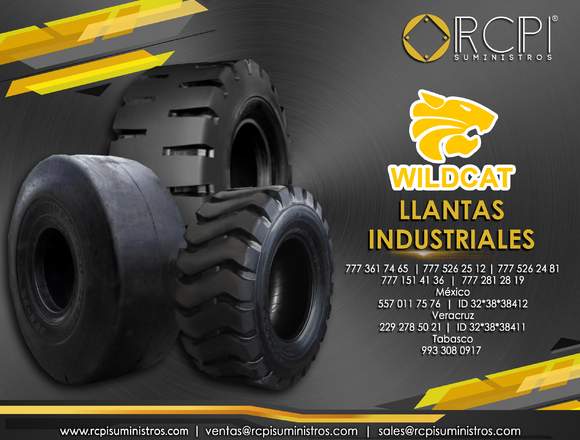 Llantas Wildcat para grúas industriales