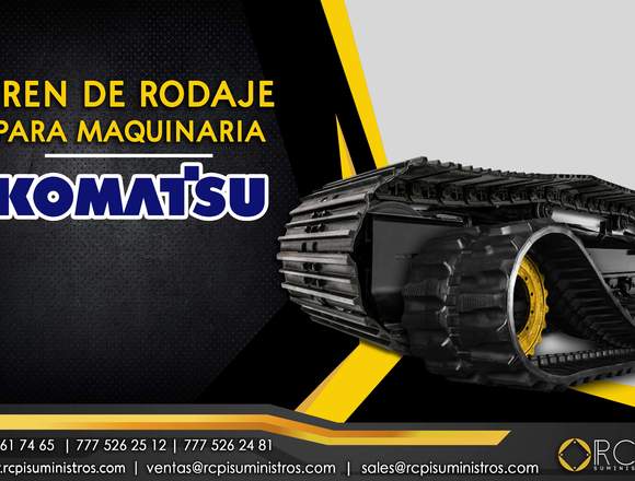 Tren de rodaje para maquinaria Komatsu