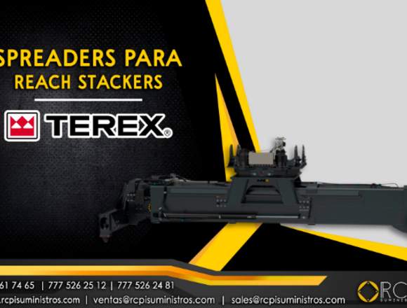 Refacciones y spreaders para stackers terex