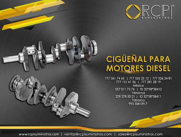 Cigueñal para motor diéseñ