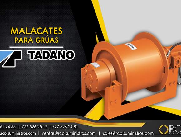 Malacates para grúas industriales Tadano