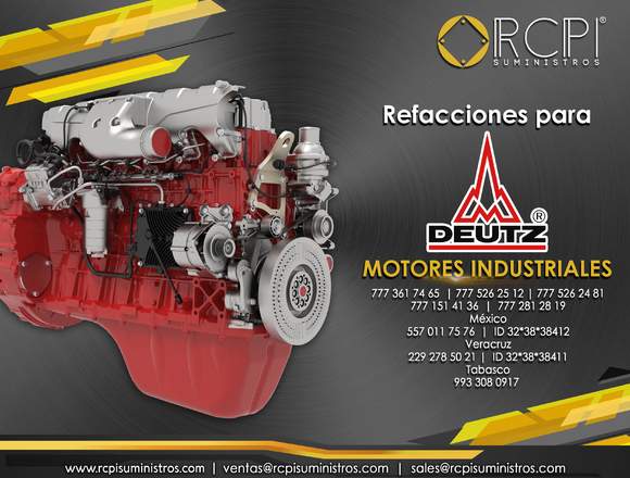 Refacciones para motores industriales Deutz