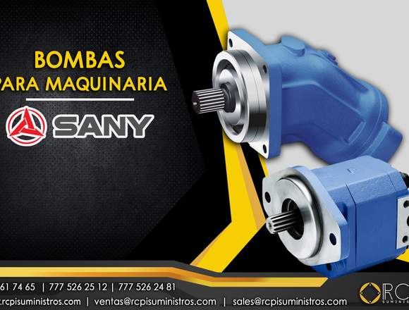 bombas hidráulicas para equipos sany