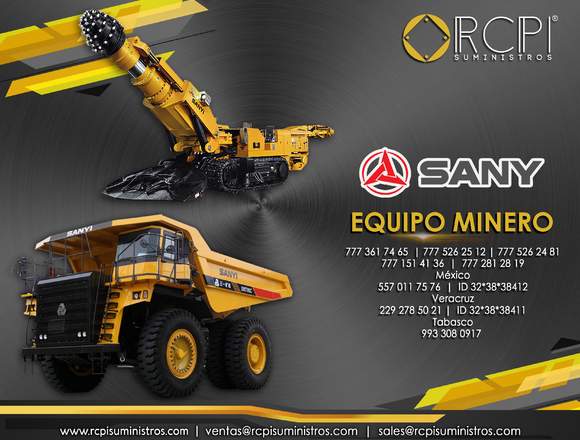 Refacciones para equipo minero Sany