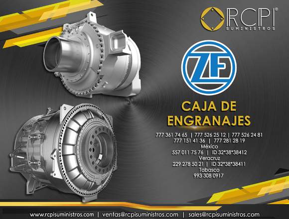 Caja de engranaje ZF para grúas industriales