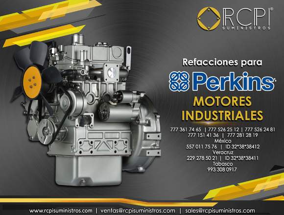 Refacciones para motores industriales Perkins