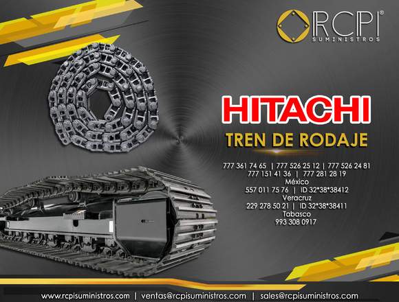 Tren de rodaje Hitachi