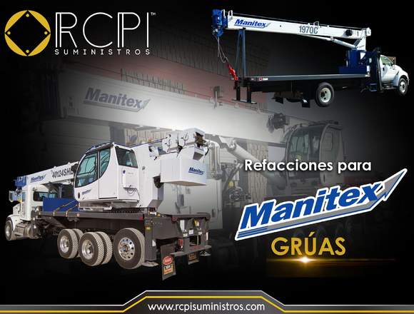 Refacciones y partes para grúas  Manitex