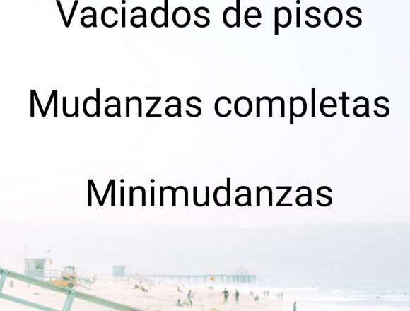 Realizamos mudanzas completas 