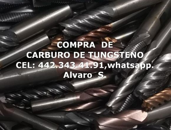 COMPRA DESPERDICIO DE CARBURO DE TUNGSTENO