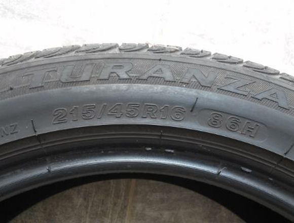 Llantas Turanza Bridgestone 245/45R16 86H