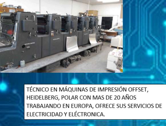 TÉCNICO PARA   MÁQUINAS OFFSET, POLAR, ELÉCTRICO