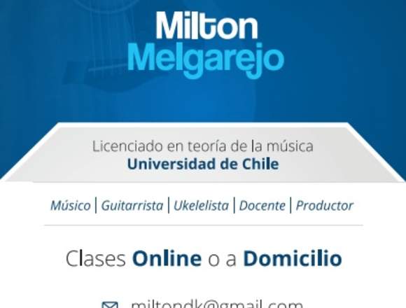 Clases Online de Guitarra o Ukelele/Musico 