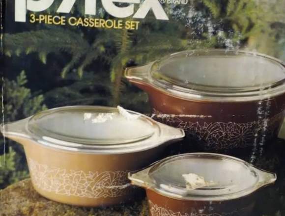 Juego de 3 Refractarios Pyrex