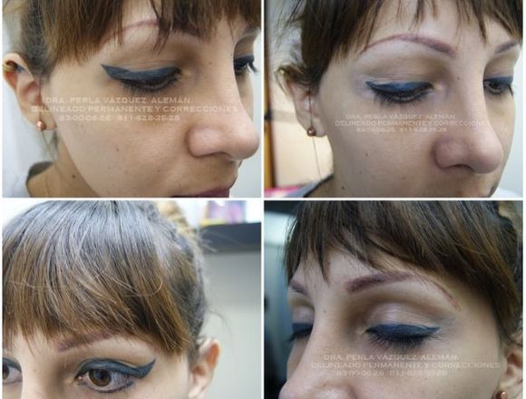 Delineado Permanente Cejas Ojos Labios Corregir 