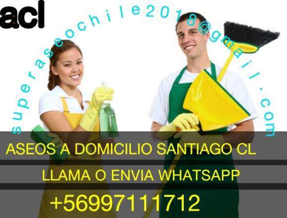 servicio de aseo a domicilio en santiago