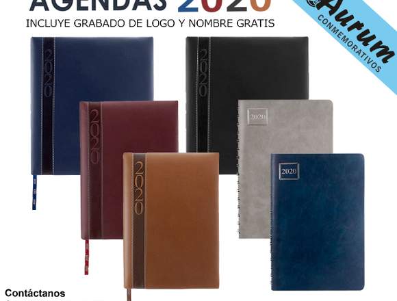 Agendas 2020 con grabado personalizado incluido!!!