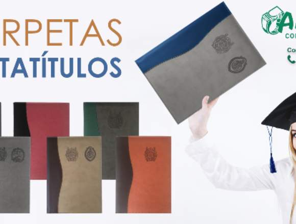 Carpetas portatitulos personalizables