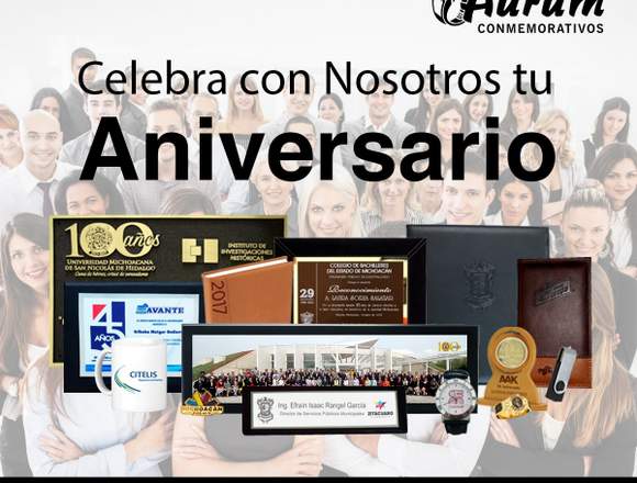 Paquete de conmemorativos para tu Aniversario!!!